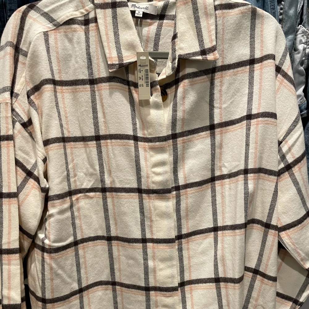 Flannel Button Up - Jcrew - New With Tags